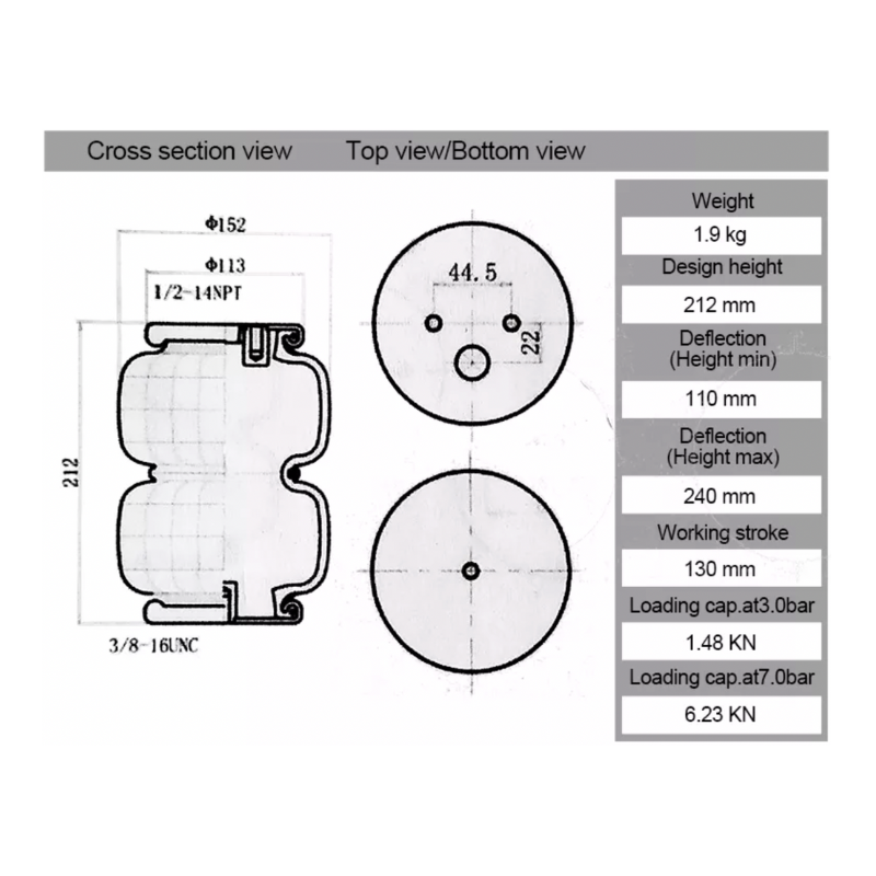 Luftbälg 2500 Luftbälg 2500