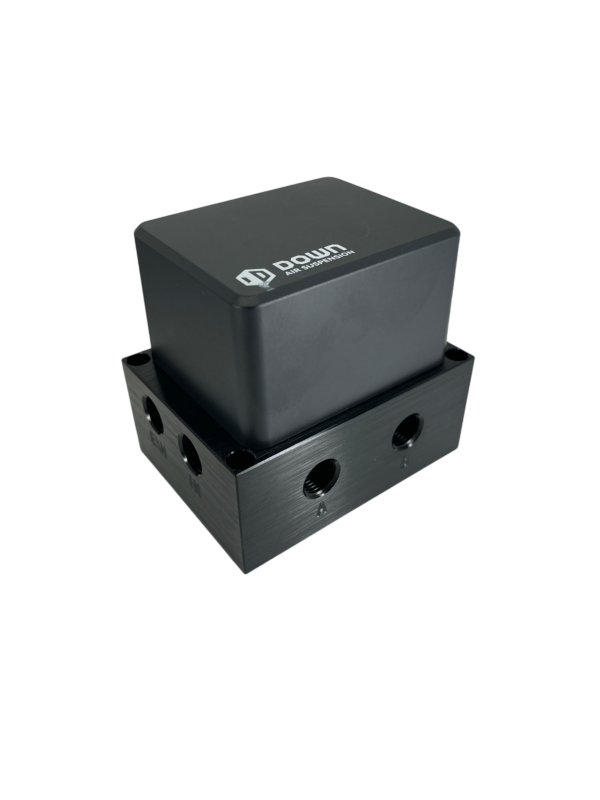 Digitalt styrsystem , digitalt ventilblock , airlift , luftfjädring , styrsystem app styrt , 2-vägs, billigt ventilblock, billigt luft styrsystem, trådlöst styrsystem, air ride, airride , 2-vägs ventilblock