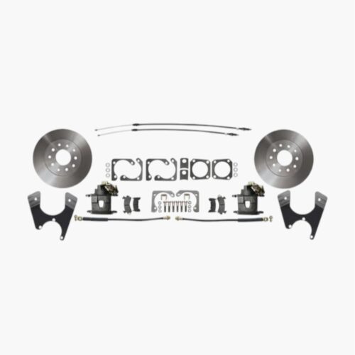 Bakre skivbromskit GM A-Body, Skivbromsuppgradering 64-72 Chevelle, Skivbromsar för Buick Skylark 1964-72, Chevy El Camino bakre skivbromskit, Skivbromsar bak GM 10-bult och 12-bult axel