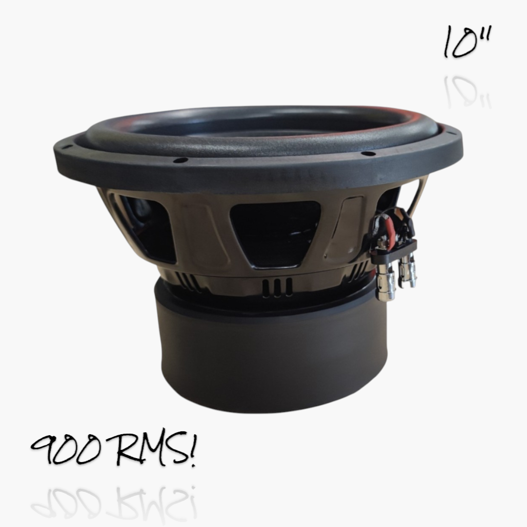 10 tums bas, 10" subwoofer, 900W RMS bas, dual 4 ohm subwoofer, 2.5 tums talspole, kraftig bilbas, SPL bas 10 tum, rund koppartråd talspole, 1800 watt max bas, lång slaglängd subwoofer, Xmax 12.5 mm, 10" SPL subwoofer, portad låda 40 liter, baslåda 50 liter 10 tum, spelar ner till 25Hz, 30 liters sluten baslåda, car audio subwoofer 10", 10 tums bilbas, djupbas 10", kraftfull baslåda, subwoofer med tryck, monoblock 1500W rekommenderas, SPL högtalare bil, tävlingsbas 10", 10" bas med djup frekvens, högtalare till baslåda, högpresterande subwoofer 10", jj audio