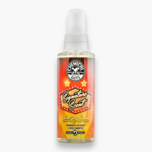 doftspray Signature Scent 118 ml, Signature Scent bilspray, “Smell of Success” doftspray, rökig sensuell florer, fragransstripklubbdoft, enzymbaserad luktneutralisator, maskulin interiördoft, Chemical Guys Signature Scent, kupédoft showroomeffekt, doft för bil och hem, lounge-atmosfär doftspray, neutraliserar lukt enzym, spray under säte ventilation, ambitiös doftupplevelse, doftspray icke-överväldigande.