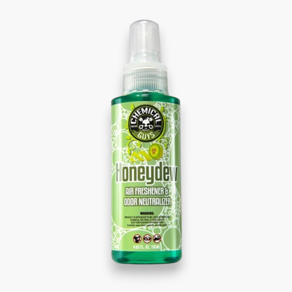 doftspray Honeydew 118 ml, Honeydew bilspraydoft, honungsmelon doftspray, fräsch meloninteriördoft, enzymbaserad luktneutralisator, maskulin fruktig doft bil, Chemical Guys doftspray Honeydew, interiör spray honungsmelon, bilkupé doftspray, långvarig fräsch doft, spray luftcirkulation ventilation, neutraliserar bil lukt, doftspray för hem båt husvagn, icke-klibbig doftspray, aromatiskt frisk doft, allergivarning kryddnejlikaolja, mikrodoft under säte ventilation.