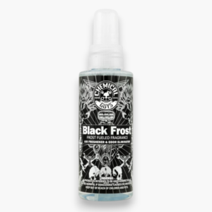 doftspray Black Frost 118 ml, Black Frost bilspray, herrparfym doftspray bil, fräsch bilinteriör doft, doftneutraliserande enzym spray, maskulin musky bil doft, Chemical Guys doftspray, interiördoft långvarig, spray under säten ventilation, neutraliserar lukt effektivt, hygienisk kupédoft, fräsch doft bil, lyxig gentleman-doft bil, icke-klibbig doftspray, doftspray för ventilation, bilvård doftspray svensk, 118 ml doftspray aerosolfritt