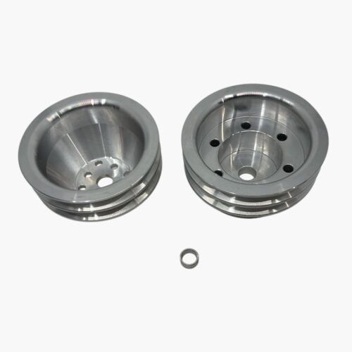 Small Block Chevy remhjul, SBC remhjulskit, remhjul Small Block Chevrolet, aluminium remhjul SBC, 1:1 remhjulskit Chevy, remhjul lång vattenpump SBC, Small Block Chevy lång vattenpump remhjul, CNC-bearbetade remhjul Chevrolet, dubbelspår remhjul SBC, V-rem remhjul Small Block Chevy, prestanda remhjul Chevrolet, remhjulskit crate motor SBC, 602 604 crate motor remhjul, Chevy remhjul aluminium