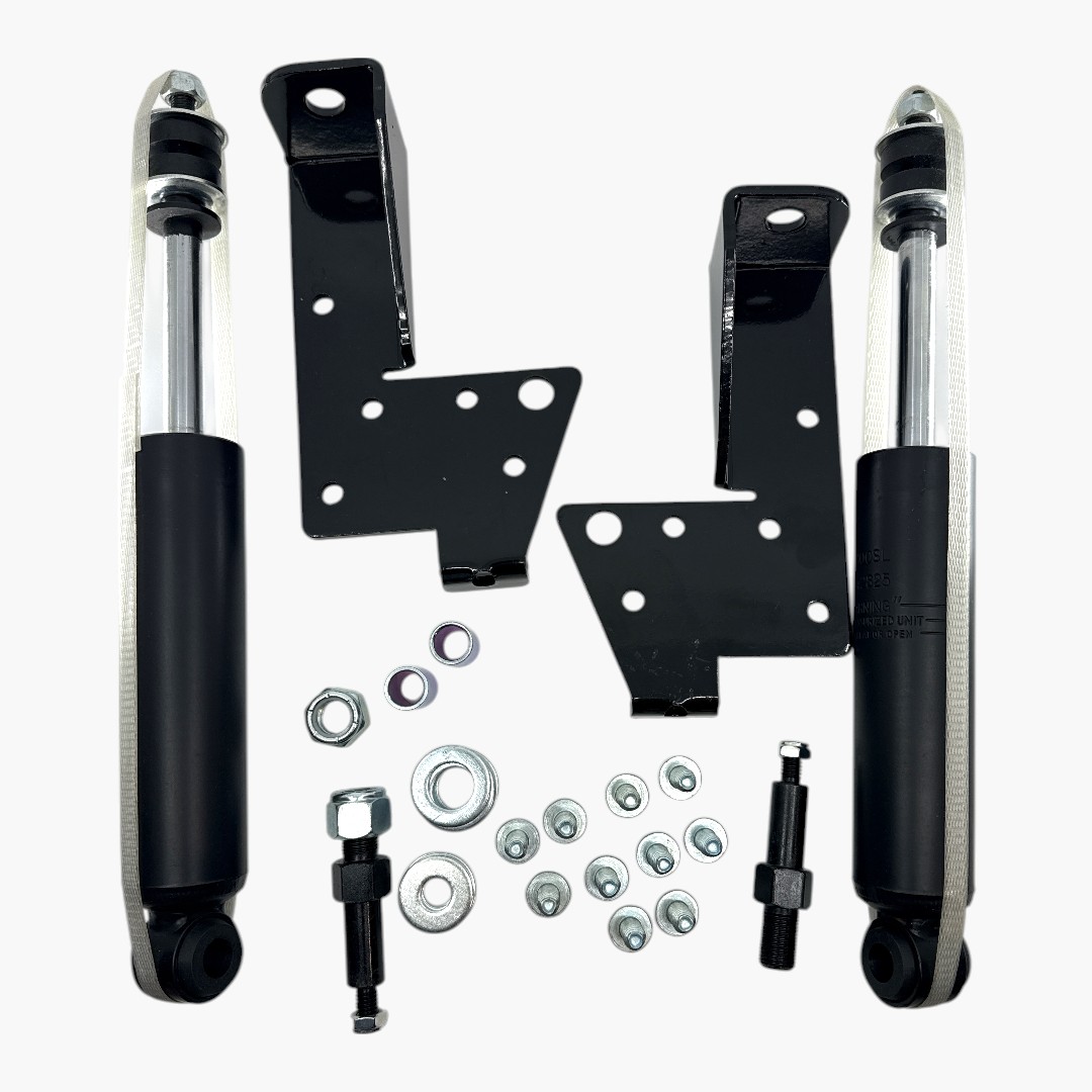 chevrolet impala 1958-1964, chevy impala stötdämpare, shock relocator kit impala, front shock relocator, flyttkit stötdämpare, stötdämparfäste fram, impala framvagn, luftfjädring impala, air ride impala, sänkt impala framvagn, custom impala delar, hot rod impala, classic chevy suspension, impala suspension upgrade, bolt on shock relocator, stötdämpare fram impala, chevy impala reservdelar, klassisk chevrolet delar