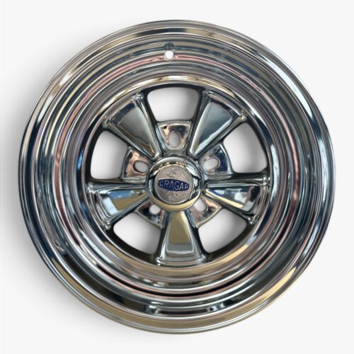 15x10, 15x8 kromfälg, SS Style fälg, Classic SS fälg, Cragar SS stil, Cragar SS look, kromfälg USA bil, kromfälg amerikansk bil, 15x8 fälg, 15x8 ET0, 5x114.3 fälg, 5x127 fälg, 5x4.5 fälg, 5x5 fälg, amerikanska fälgar, USA fälgar, klassiska kromfälgar, custom fälgar, hot rod fälgar, veteranbil fälgar, jänkefälgar, femekrad kromfälg, djup kromfälg, Chevrolet fälgar, Ford fälgar, Mopar fälgar