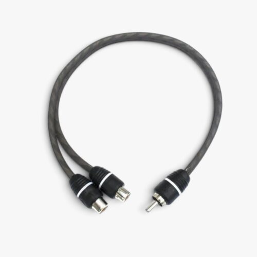 RCA splitter billjud, lågnivåsplitt, RCA Y-splitter, RCA splitter 1 till 2, lågnivåkabel billjud, RCA kabel billjud, splitter slutsteg, lågnivå splitter slutsteg, 4Connect RCA, billjud tillbehör, billjud Säffle