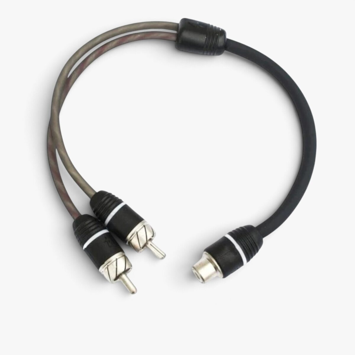 RCA splitter billjud, lågnivåsplitt, RCA Y-splitter, RCA splitter 1 hona 2 hanar, lågnivåkabel billjud, RCA kabel slutsteg, splitter slutsteg, 4Connect STAGE2, 4Connect RCA, billjud tillbehör, billjud Säffle